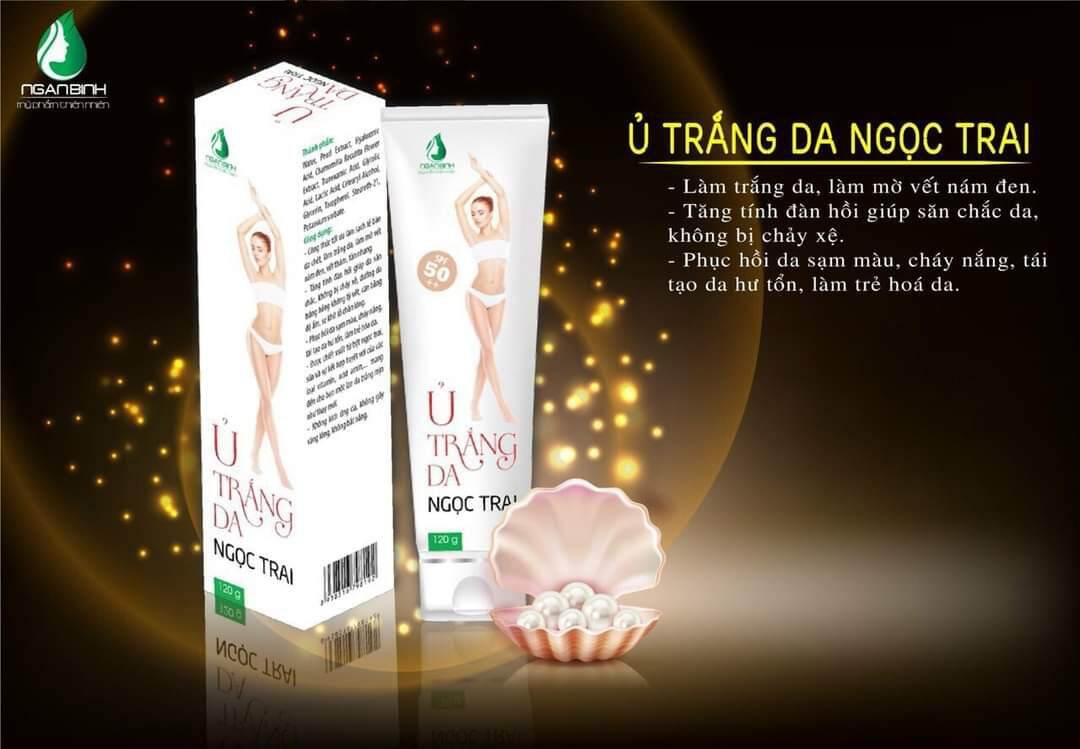 Ủ Trắng Ngọc Trai Ngân Bình ( Dùng Cho Mặt Và Body)