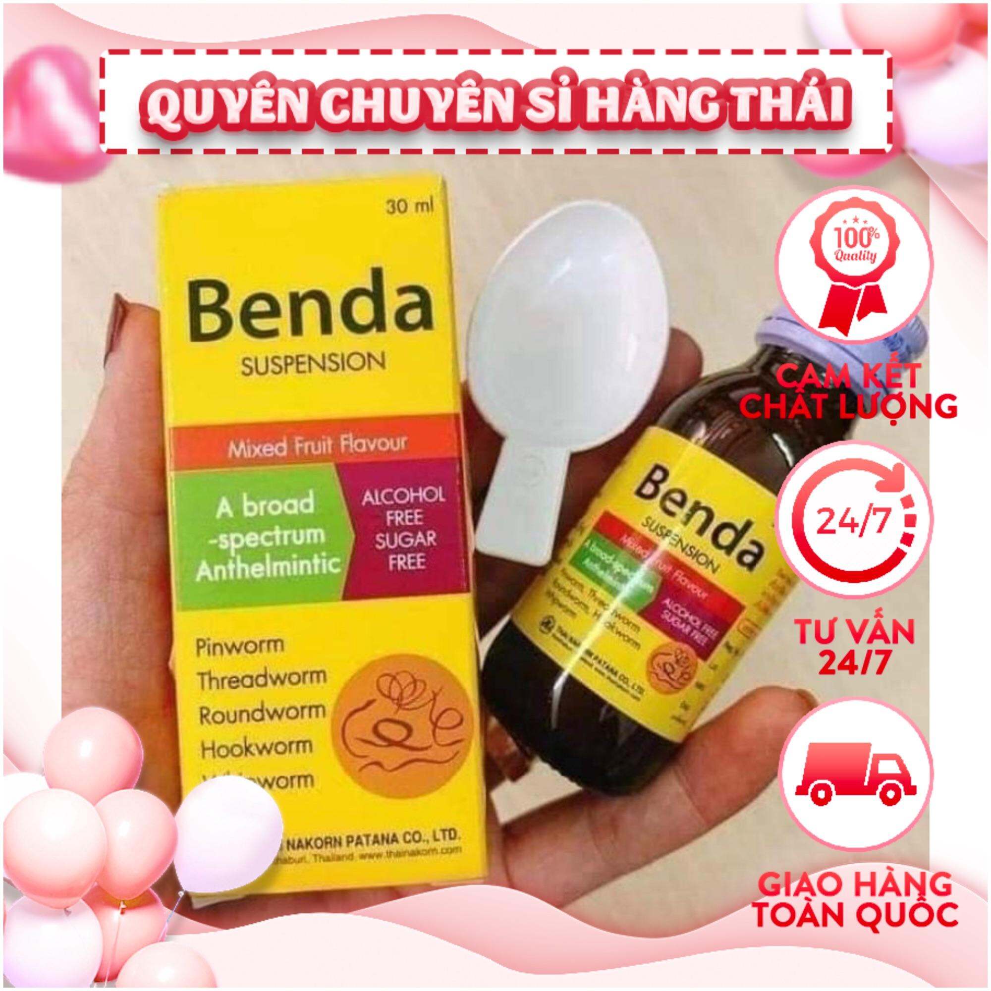 Siro tẩy giun benda 30ml thái lan