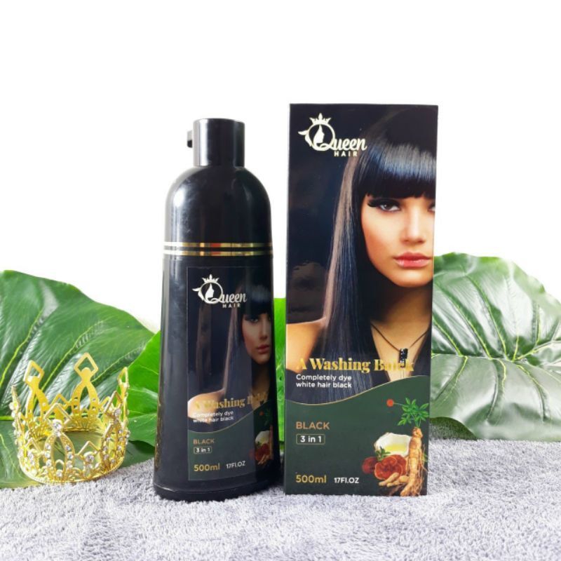 Dầu Gội Phủ Bạc Queen Hair Nhuộm Tóc Màu Đen Và Màu Nâu - Thảo Dược Tự Nhiên - Dầu Gội Dầu Gội Phủ Bạc Queen Hair Nhuộm Tóc Màu Đen Và Màu Nâu - Thảo Dược Tự Nhiên - Dầu Gội