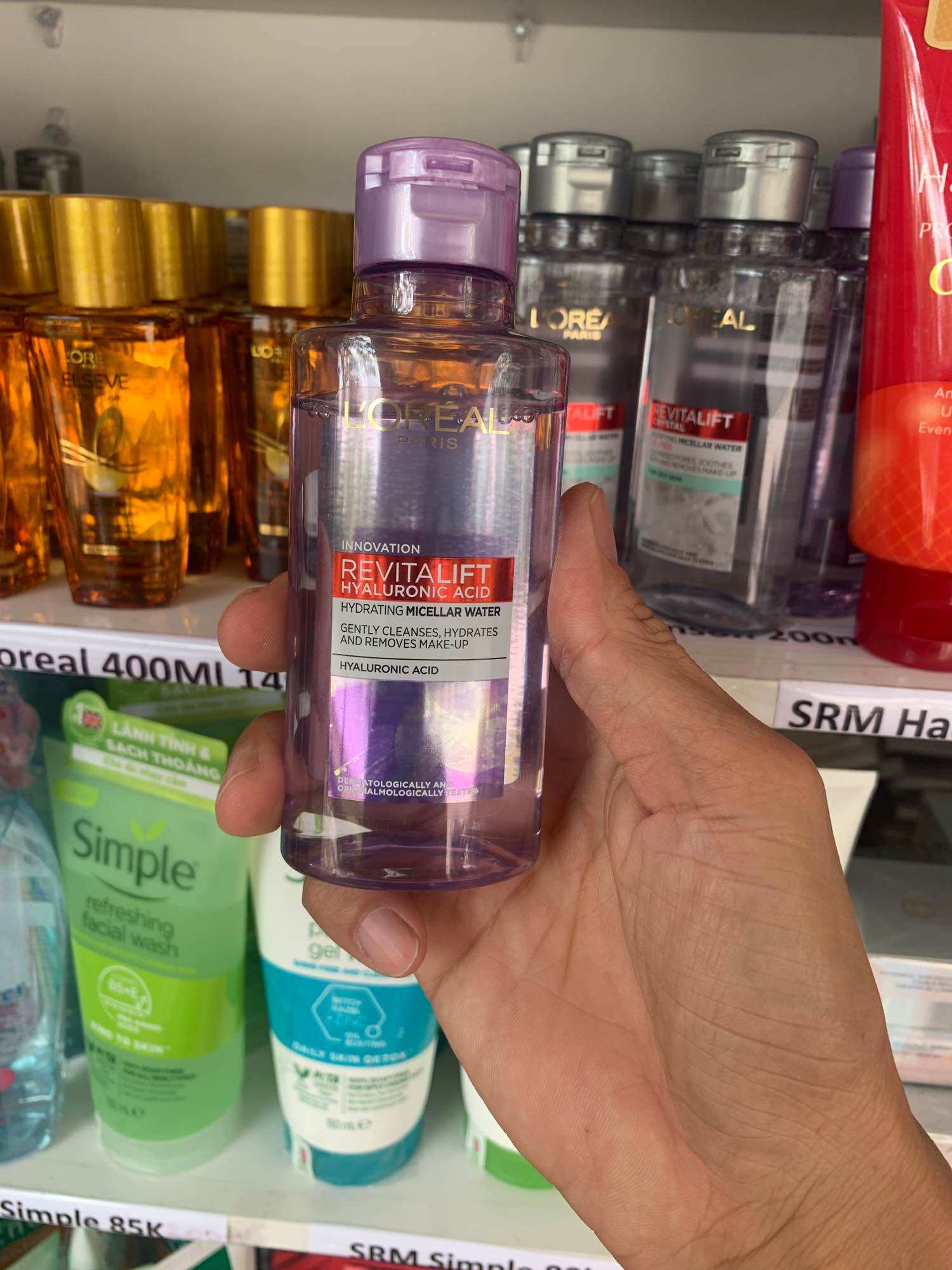 Nước tẩy trang Loreal RevitaLif 95ml