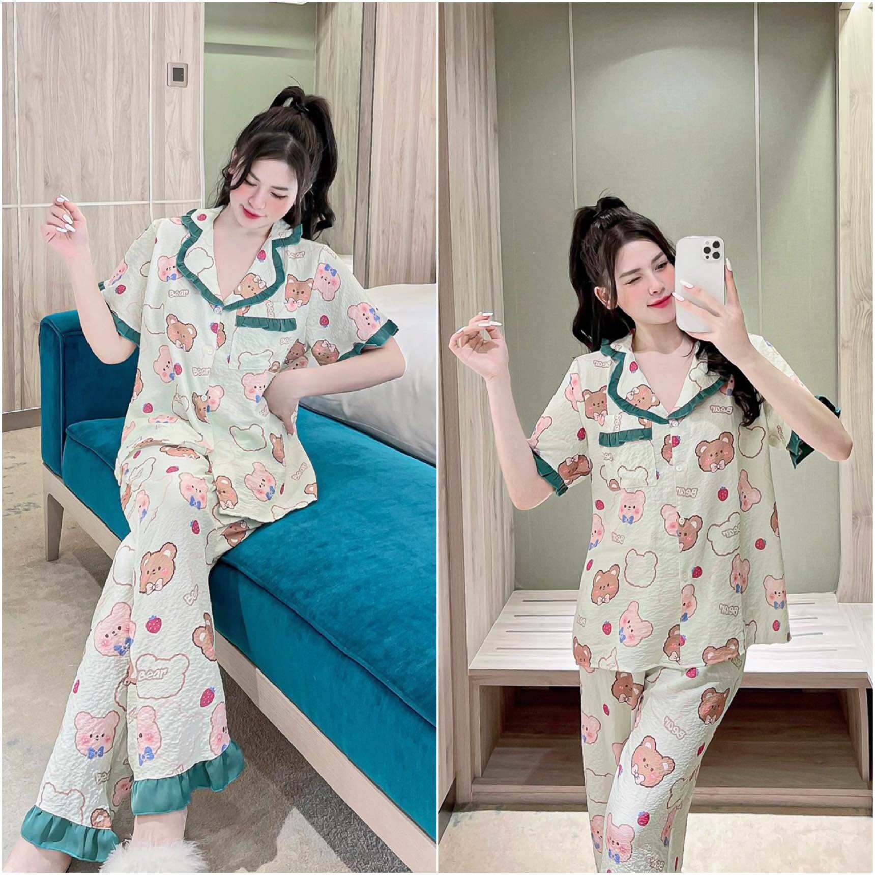 Đồ Bộ Bigsize Tiểu Thư 50-90kg Cao cấp - Chuẩn size