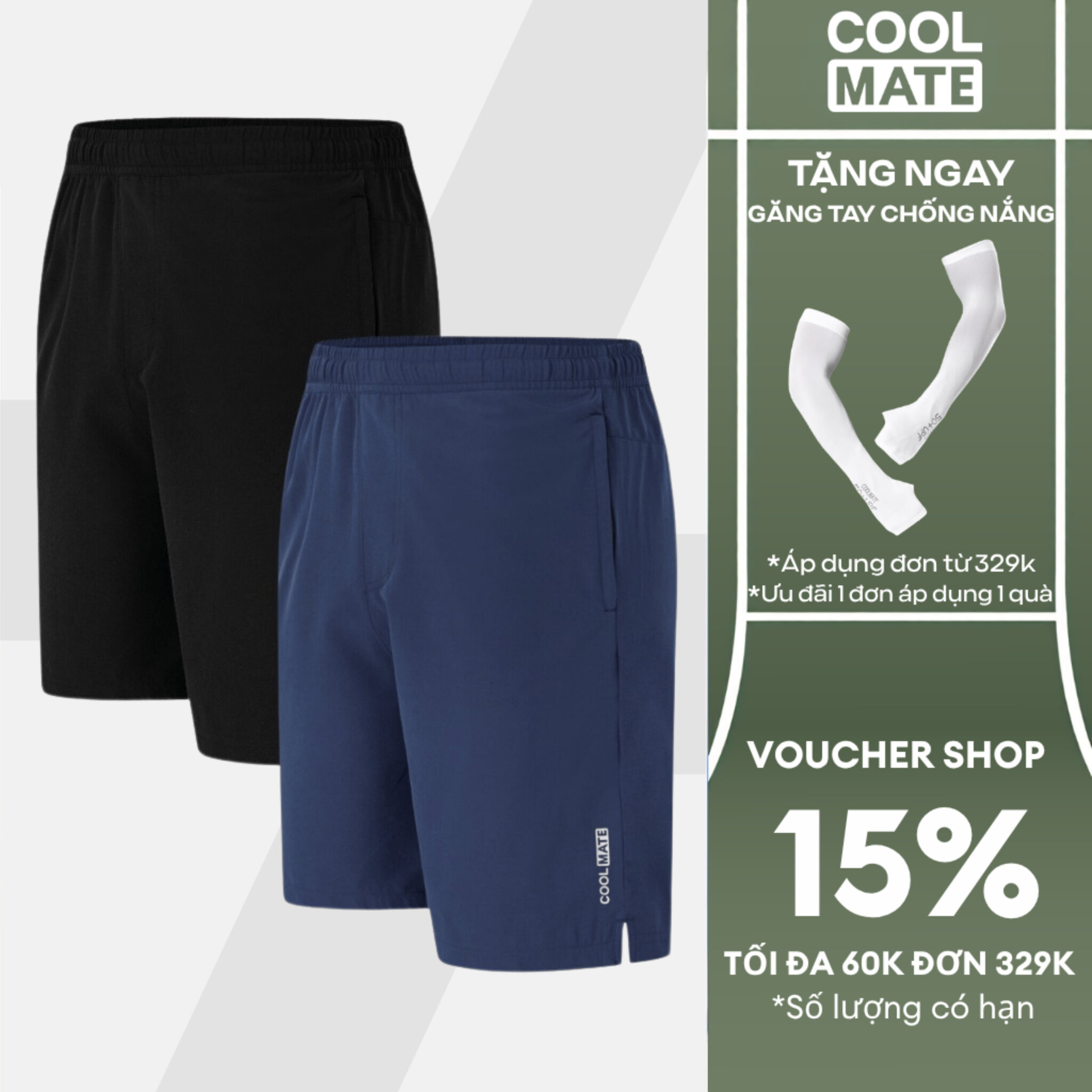 [TẶNG QUÀ ĐƠN TỪ 329K]Combo 2 quần đùi thể thao nam Max Ultra Short V2, Quần đa năng thiết kế xẻ tà tập Gym , Pickleball, chạy bộ thoải mái, thấm hút, nhanh khô Coolmate