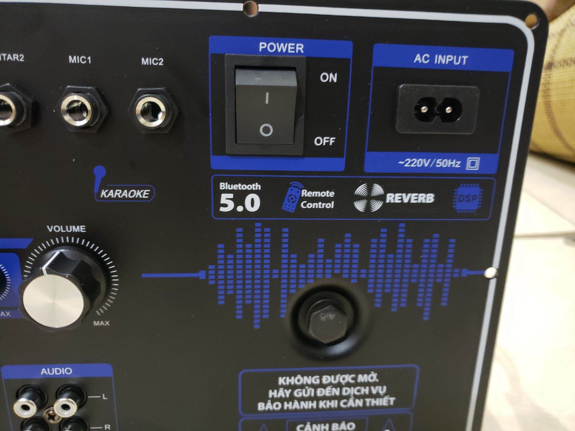 mạch loa kéo 4 tấc đôi echo reverb