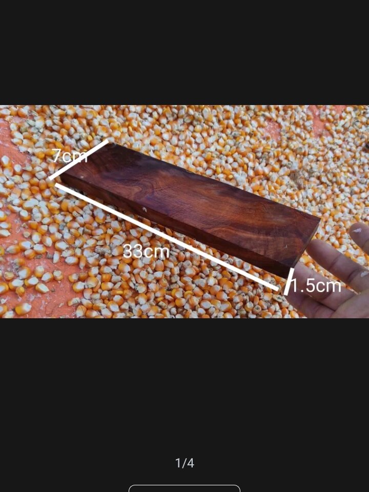 Phôi gỗ cẩm lai dài 30 đến 70cm