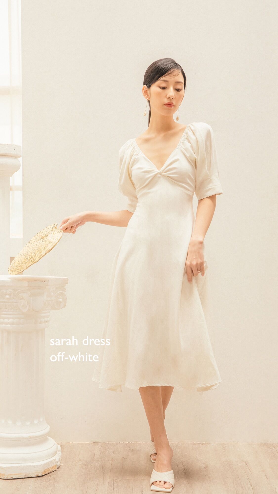 THE19CLUB - Váy linen - SARAH DRESS