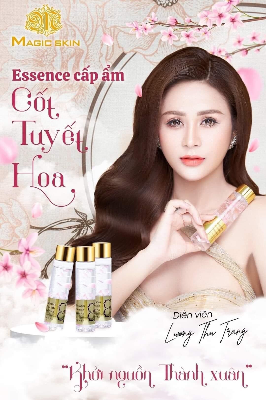 Cốt tuyết hoa tặng 1 típ kem chống nắng thảo dược mini
