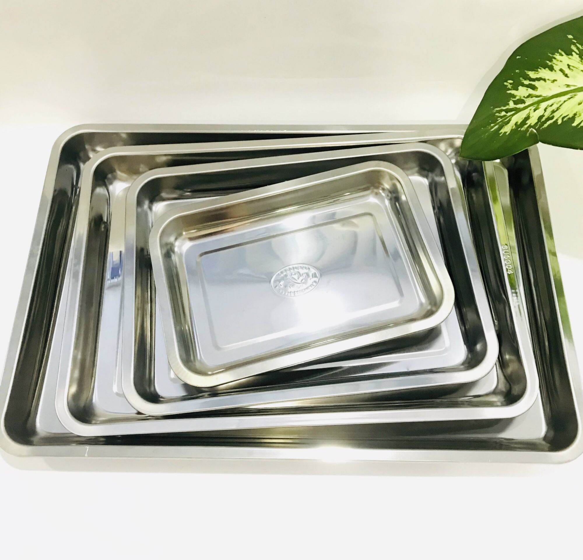 Khay cạn inox cao cấp