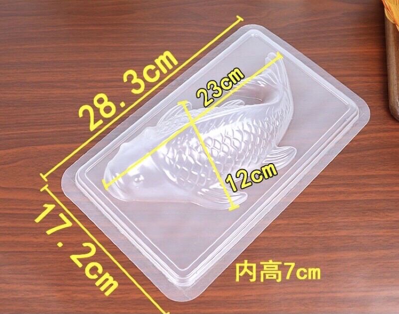 Khuôn cá chép nhựa (2 con)