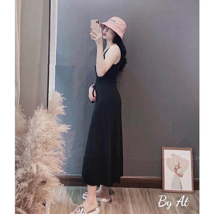 Đầm maxi ba lỗ dáng dài thun tăm Sam-collection☘️Freeship