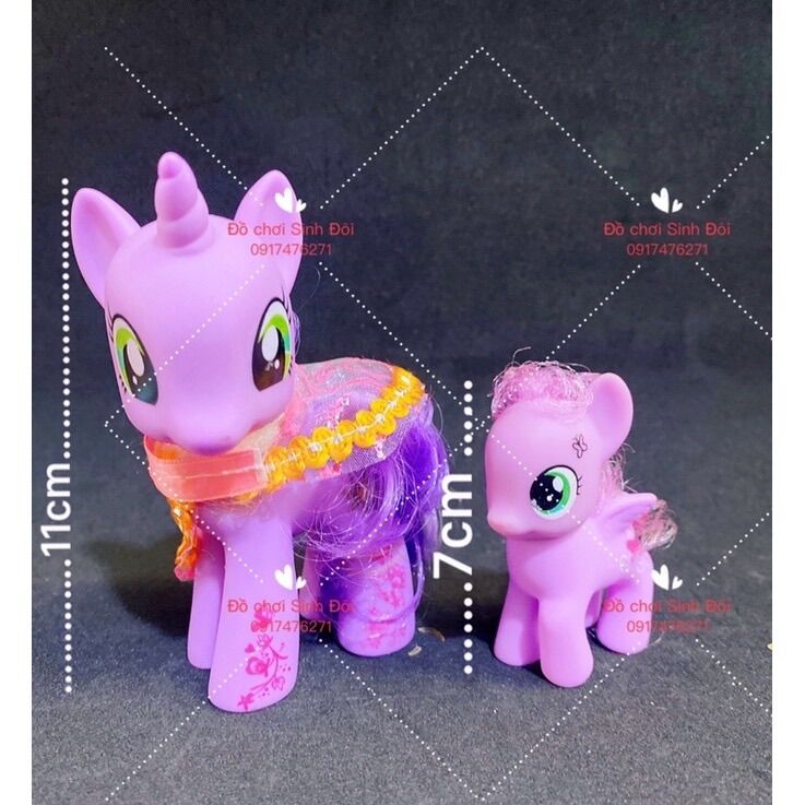 MÔ HÌNH NGỰA PONY - combo 6 con