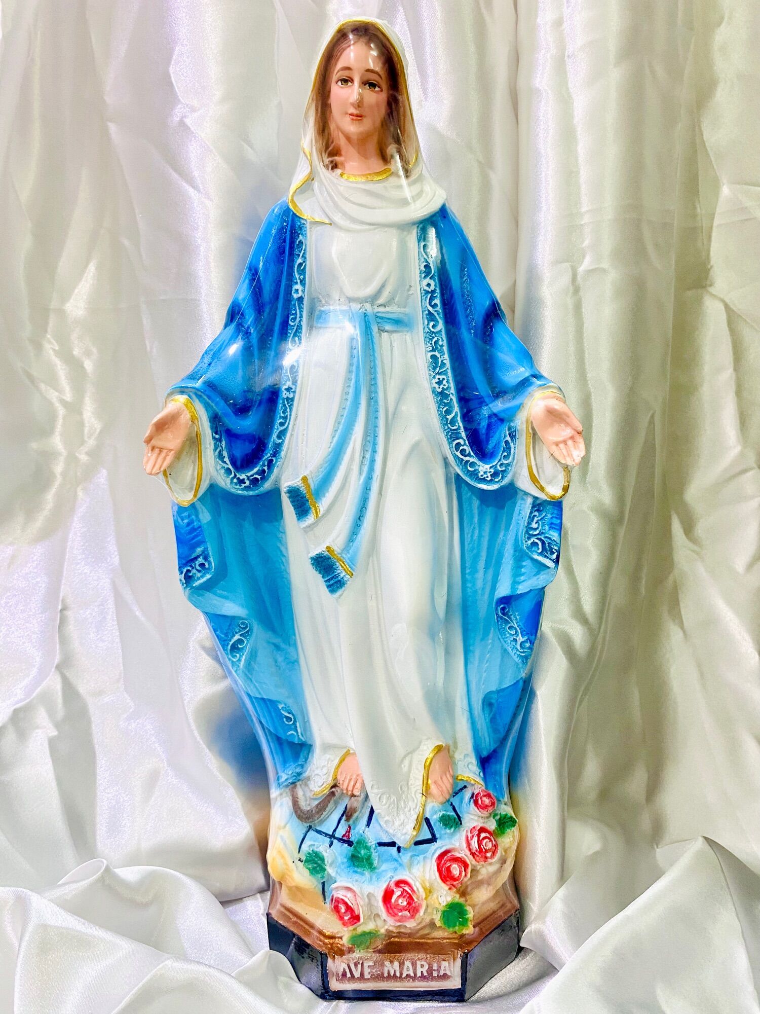 Tượng công giáo - tượng đức mẹ ban ơn 40cm