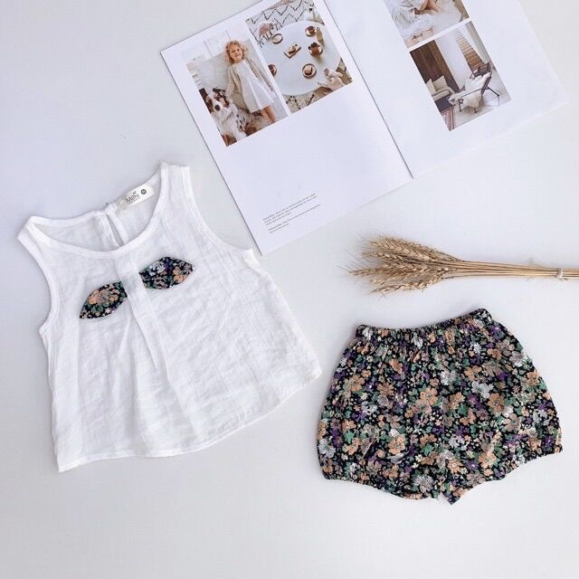Set bộ thiết kế bé gái