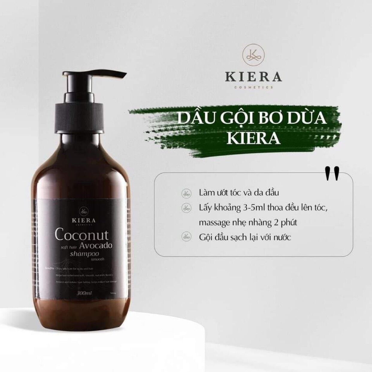 Dầu gội Bơ Dừa Kiera