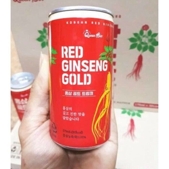 Nước hồng sâm lon Queen Bin Hàn Quốc ( 30 lon/ thùng)