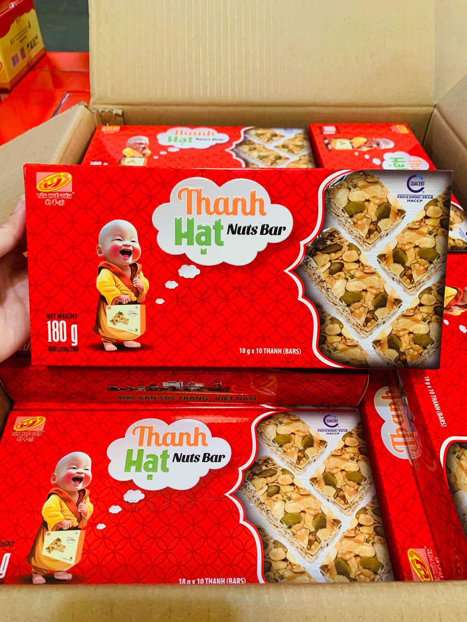Kẹo thanh hạt Tân Huê Viên