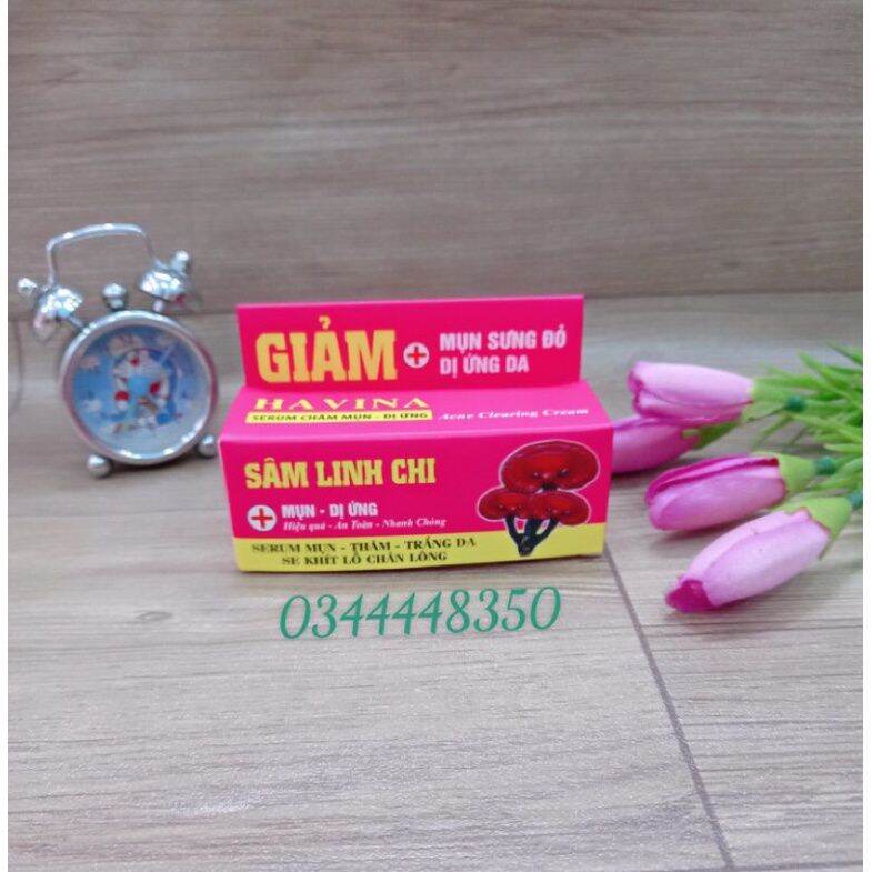 serum chấm mụn siêu tốc Sâm Linh Chi 10ml (Havina)
