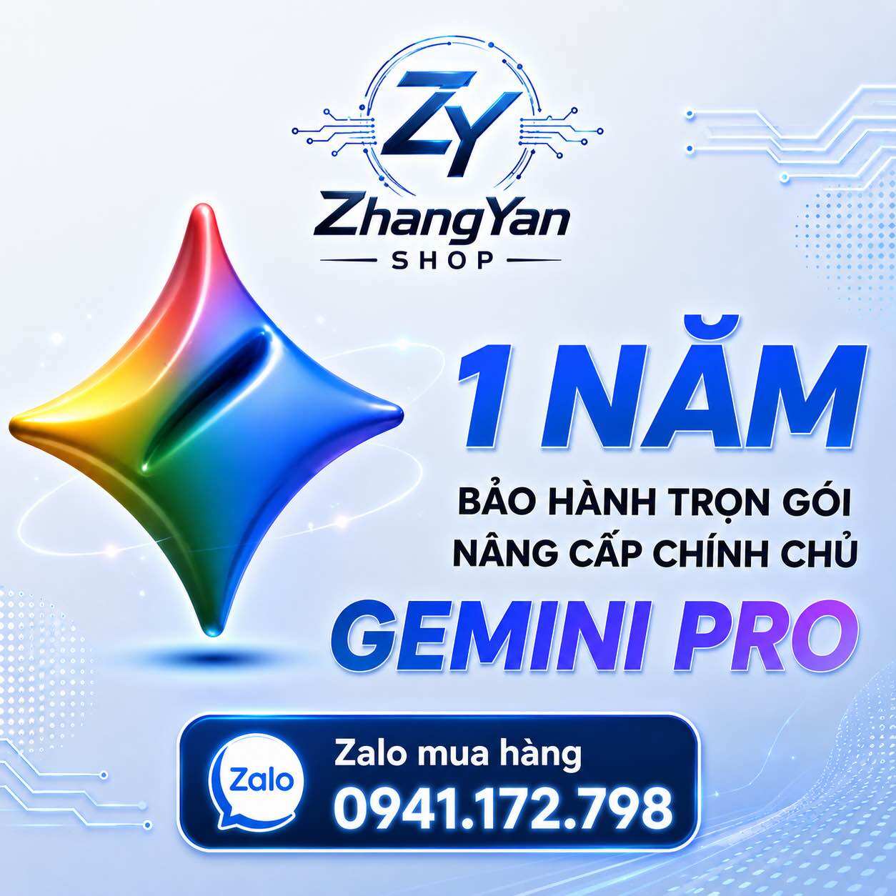 Ứng dụng Gemini AI PRO - Dung lượng lưu trữ 5TB - Nâng cấp chính chủ - Giá rẻ - Bảo hành 100% - Sản phẩm chính hãng