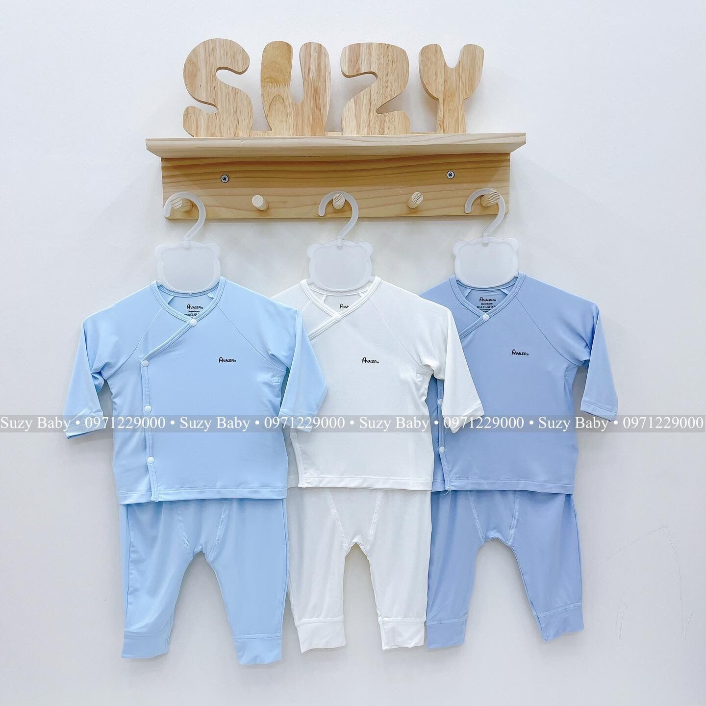 BỘ SƠ SINH AVALER CHẤT SỢI TRE SIÊU MỀM