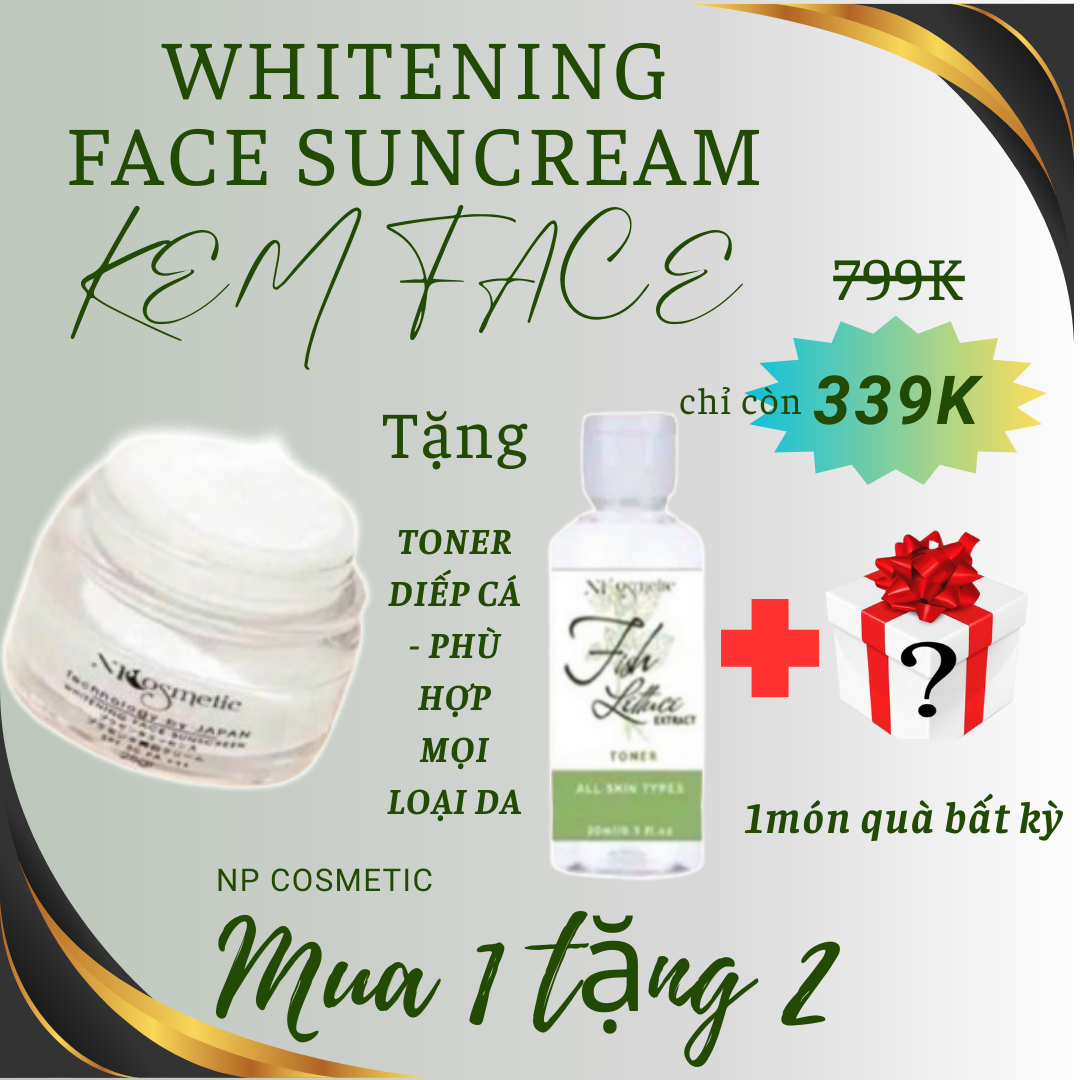 Kem face nhau thai cừu -dưỡng trắng da chống lão hoá