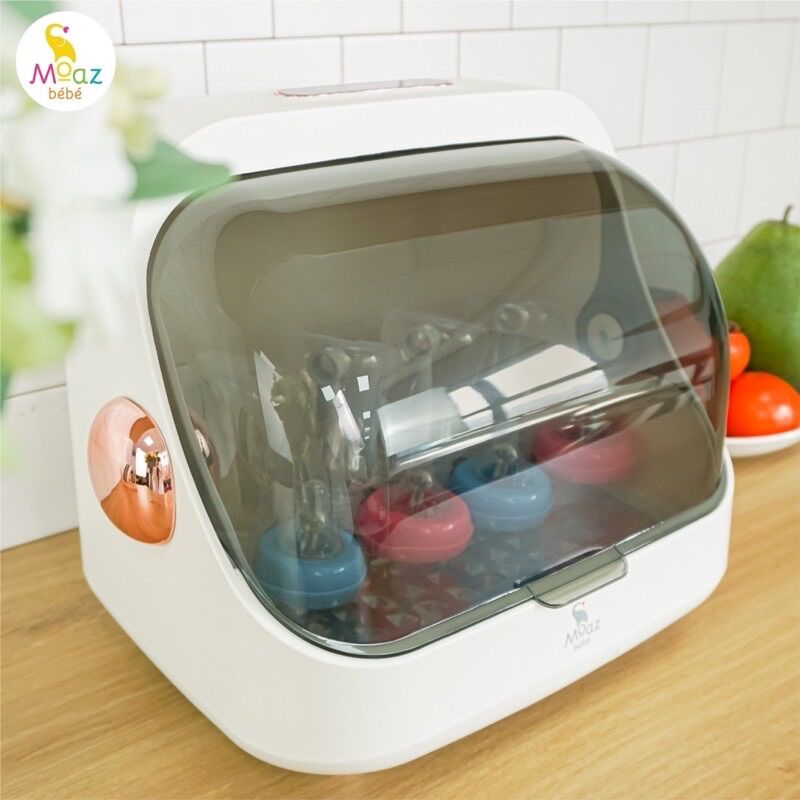 Máy úp bình sữa tiệt trùng sấy khô UVC Moaz Bebe MB 044