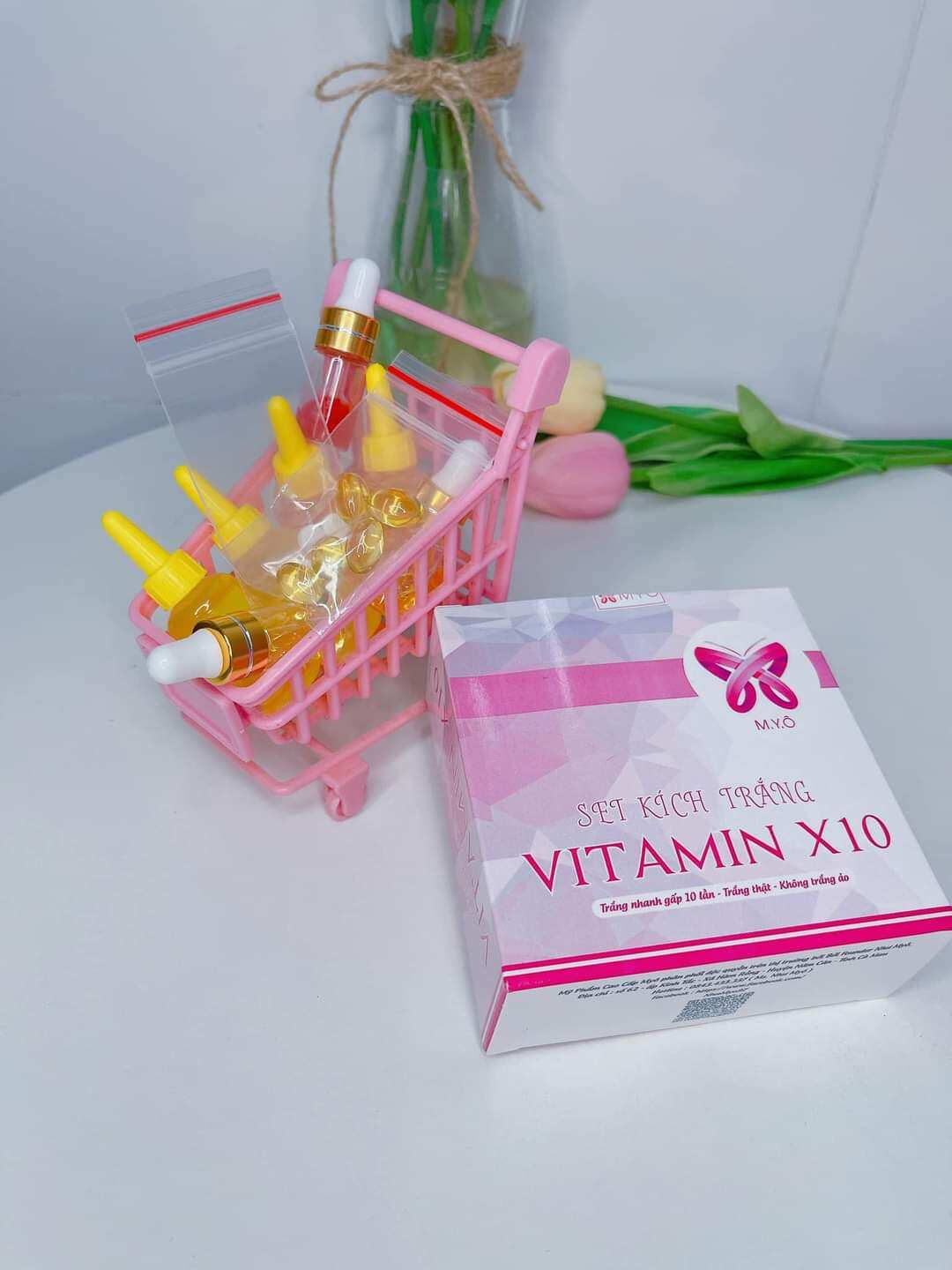 kích trắng Vitamin x10 myo