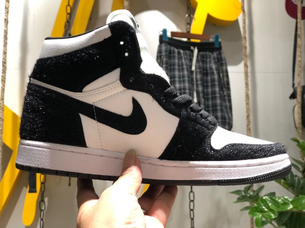 Nike sneakers panda lông