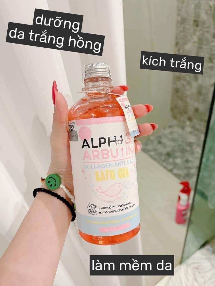 Gel tắm trắng da Collagen Alpha Arbutin 🍎🍎🍎