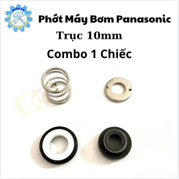 Phớt máy bơm nước Panasonic 200W trục 10mm( Combo 10 chiếc ) chuyên dành thay thế cho máy đẩy cao  t