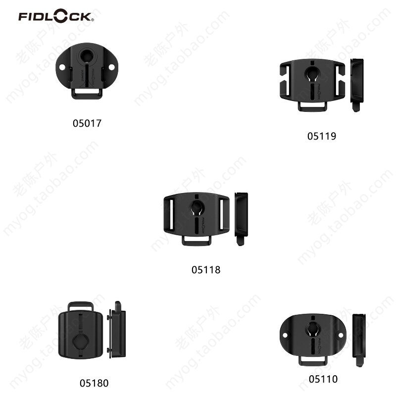 Hàng Có Sẵn Fidlock Feideluo Ba Lô Khuy Nam Châm Nylon Hấp Thụ Nam Châm Snap Pull Hàng Chính Hãng Móc Nam Châm