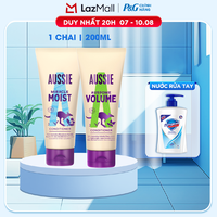 Dầu Xả Aussie Miracle Moist/Aussome Volume Chai 200ml - Châu Âu