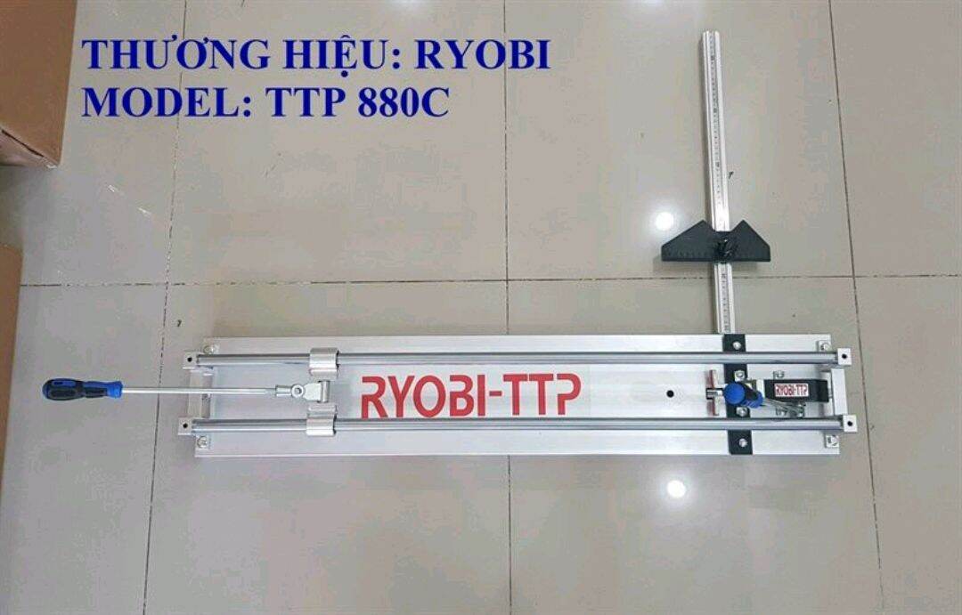 Bàn cắt gạch 8 tấc ryobi -ttp 800- tặng kèm 3 lưỡi cây bút- bao cắt gạch 800mm