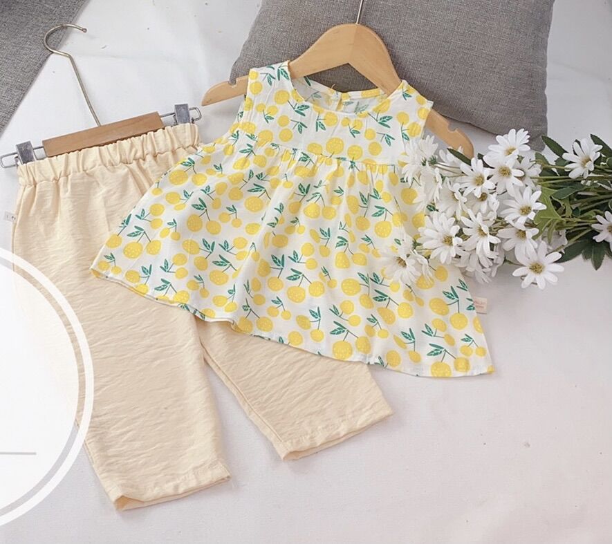 [HCM]Set bộ thiết kế đũi lụa bé gái