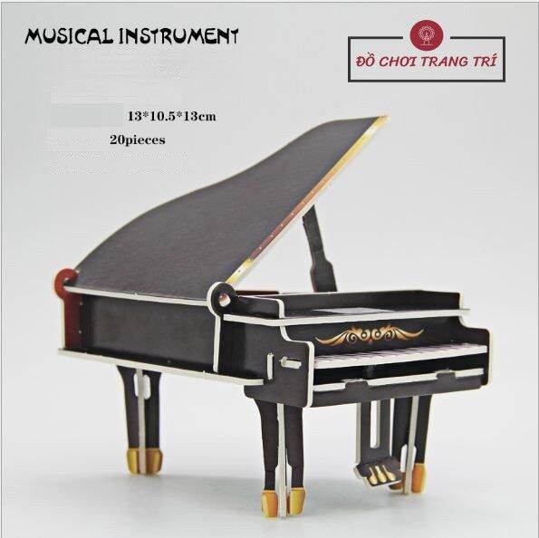 Mô hình lắp ráp 3D - Đồ chơi cho bé - Hình Nhạc cụ