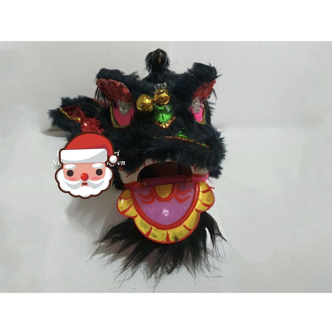 Múa lân cầm tay mini có đèn cho bé