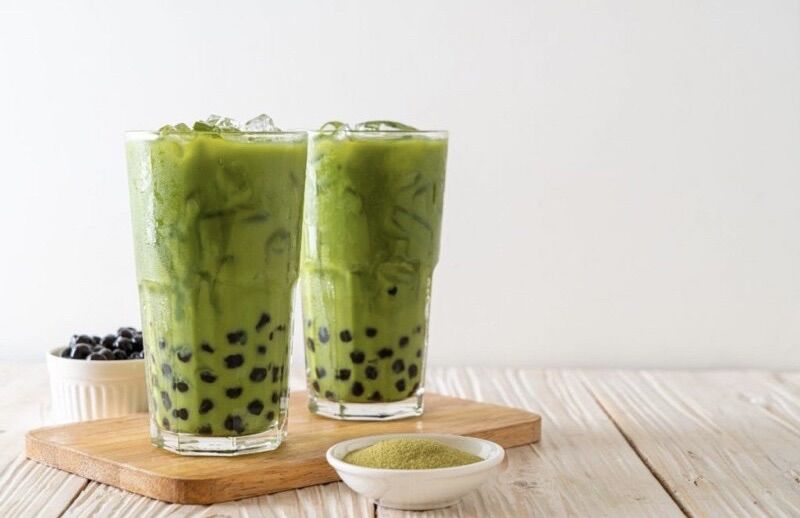 Set nguyên liệu pha Trà Sữa Thái Xanh