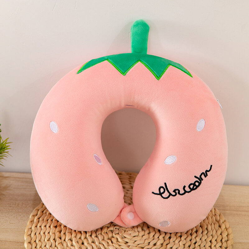 Gối hình chữ u gối cổ ký ức cotton đốt sống cổ bảo vệ cổ bảo vệ cổ gối chữ u gối đầu bốn mùa gối tựa cổ gối ngủ máy bay mùa hè