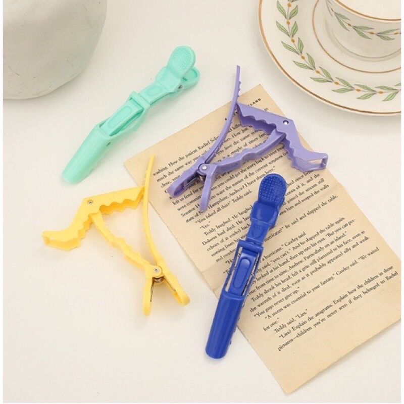 combo 5 chiếc kẹp mỏ vịt, kẹp cá sấu, kẹp tóc cố định