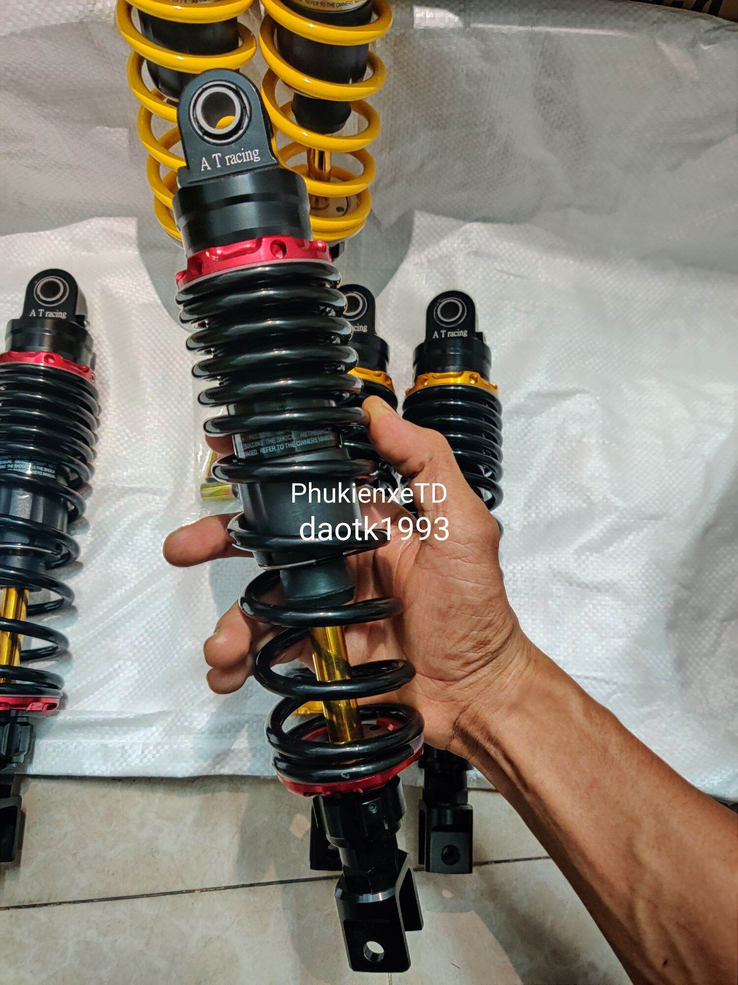 Phuộc Nitron /Ride It lắp Airblade Nouvo 4_5_6 PCX NVX Impulse...
