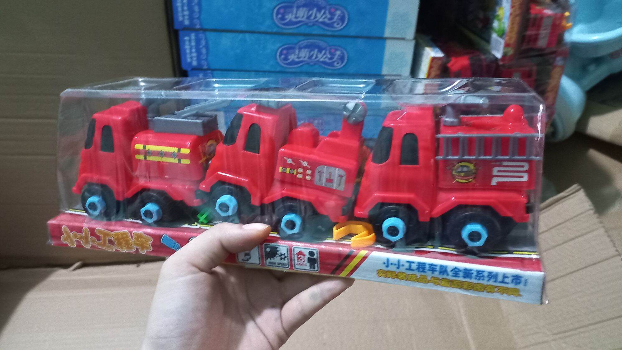 Đồ chơi xe cứu hỏa mini comboo 3 chiếc