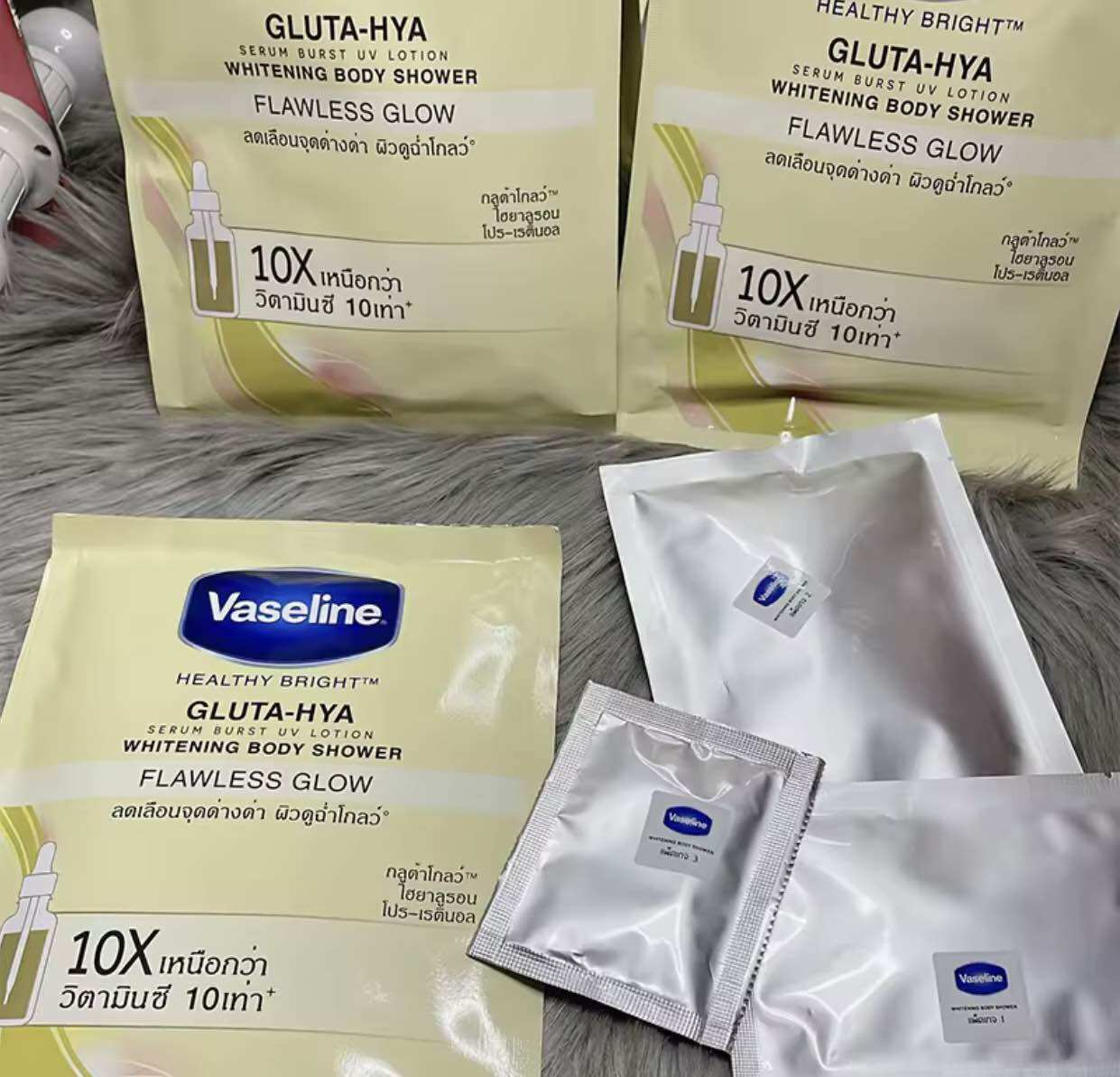 Set tắm trắng Vaseline Thái Lan bịch 120g