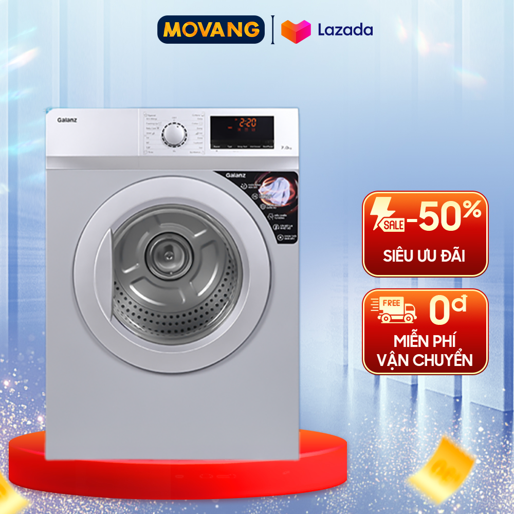 - máy sấy thông hơi galanz 7 kg dv-70t5c