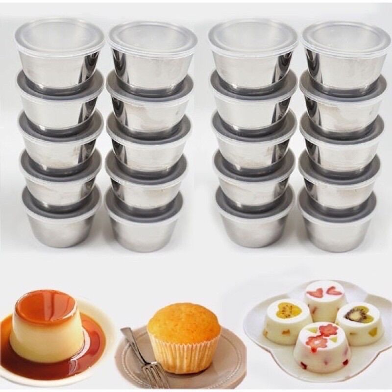 10 khuôn bánh plan inox có nắp đậy