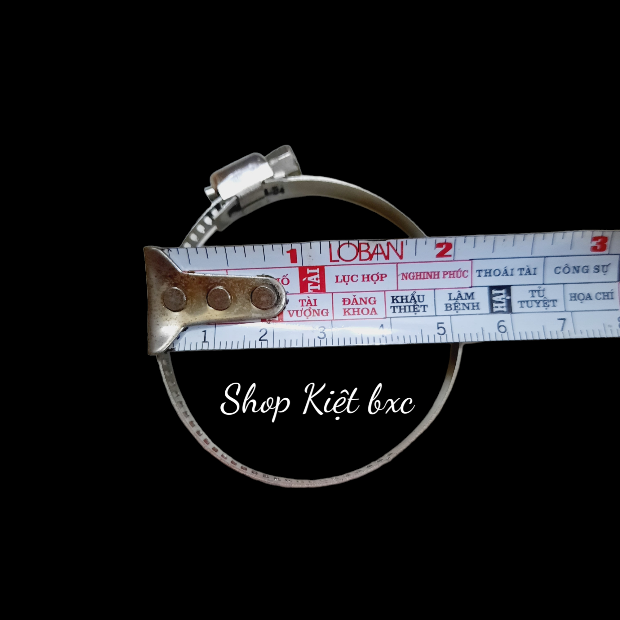 Cổ dê xiết inox 5cm