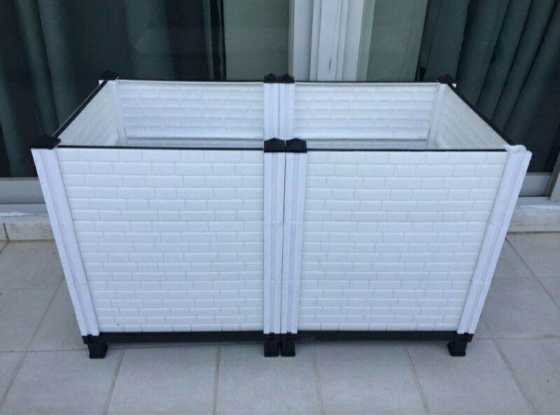 Chậu nhựa lắp ghép, chậu lắp ráp thông minh trồng rau sạch- kích thước 80x40x48cm