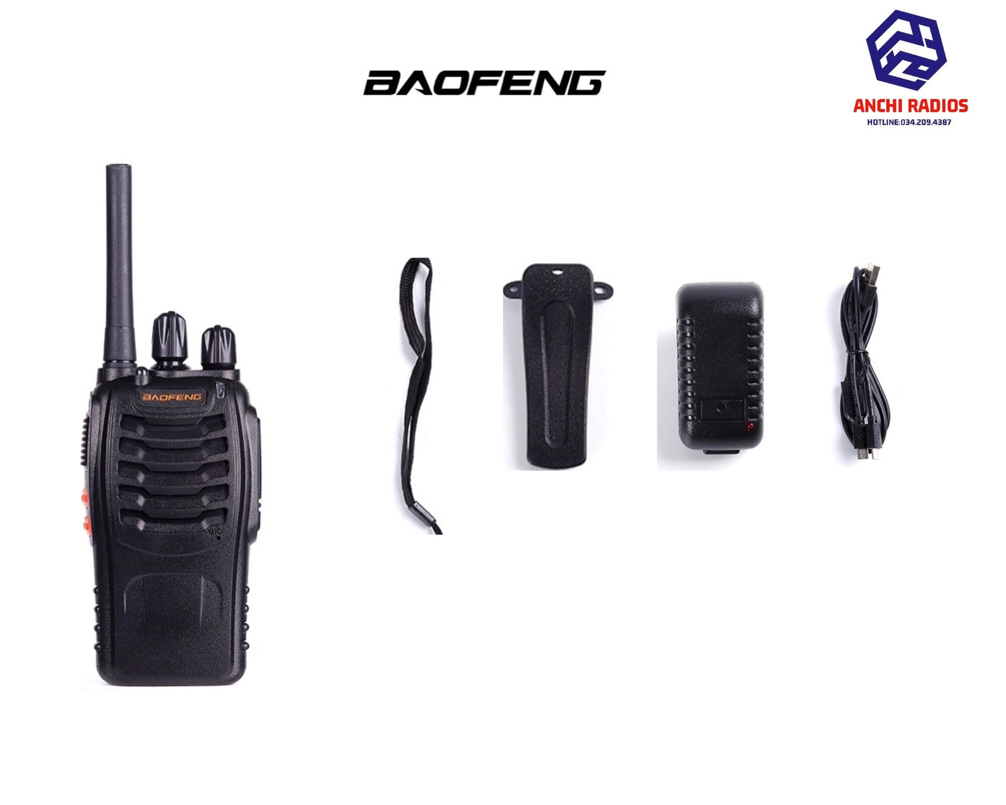 Máy bộ đàm baofeng chính hãng bf-888h