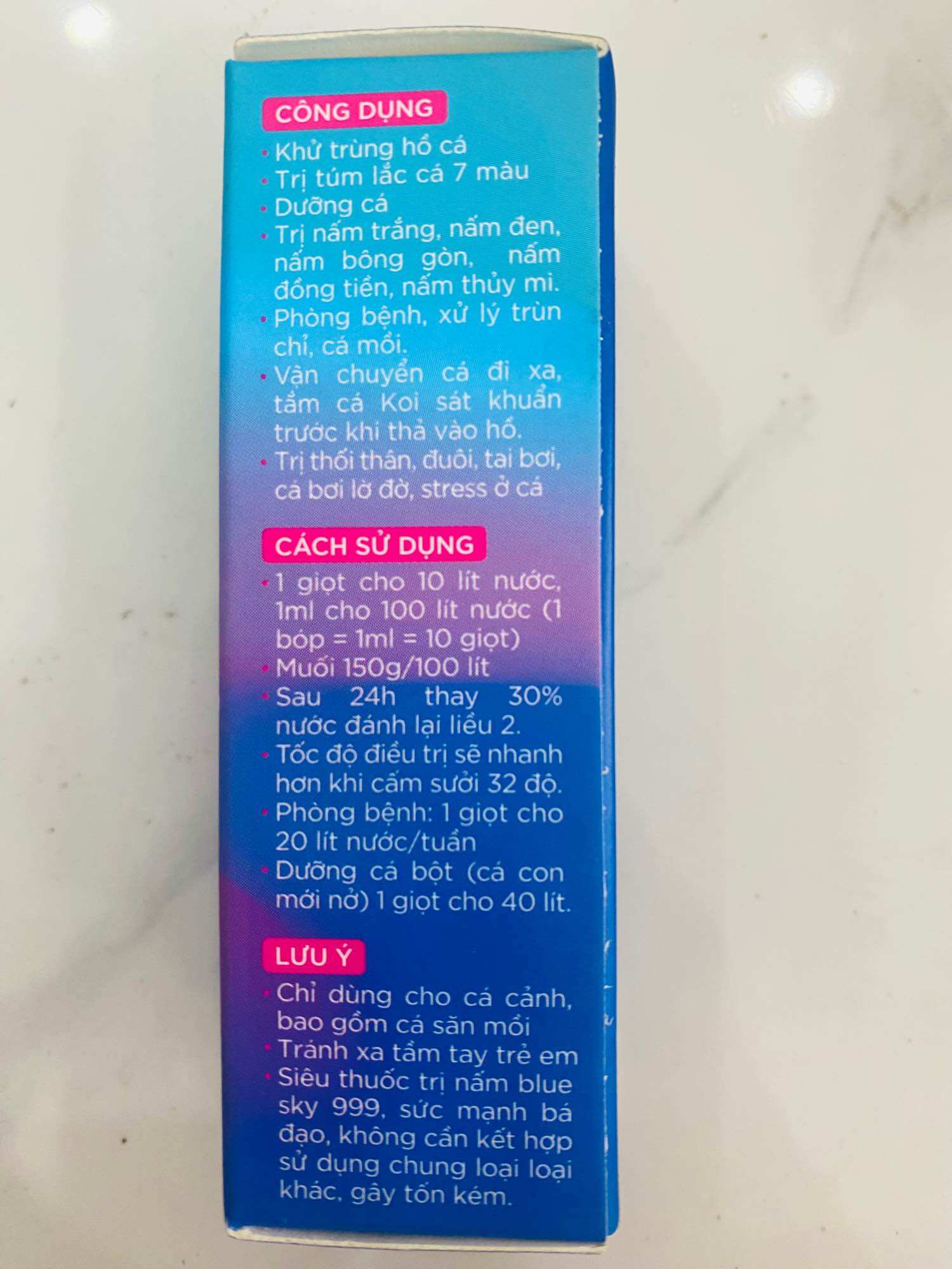 THUỐC TRỊ NẤM CHO CÁ CẢNH BLUE SKY 999