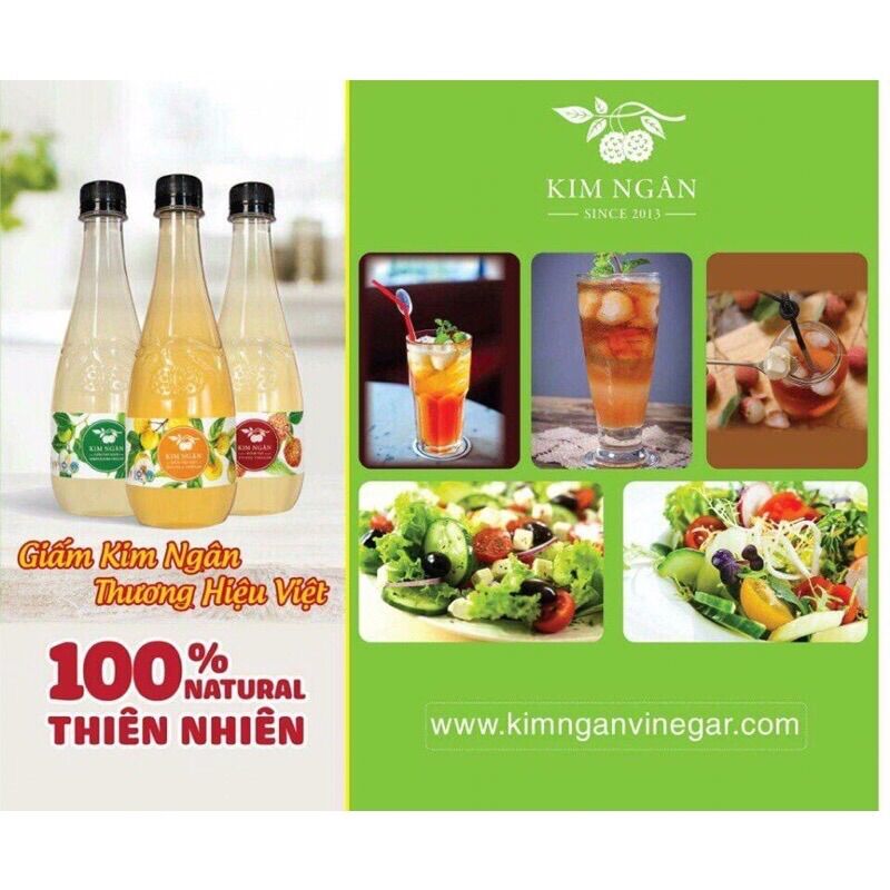 Giấm táo Kim Ngân