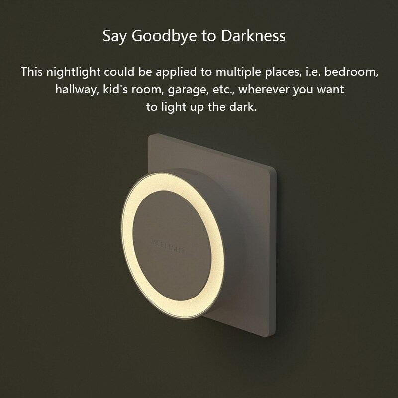 Đèn cảm ứng Yeelight Light Sensor Plug-in LED Night Light Ánh sáng dịu nhẹ tự động sáng khi trời tối