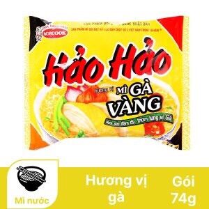 Mì hảo hảo gà vàng 74g thùng 30 gói