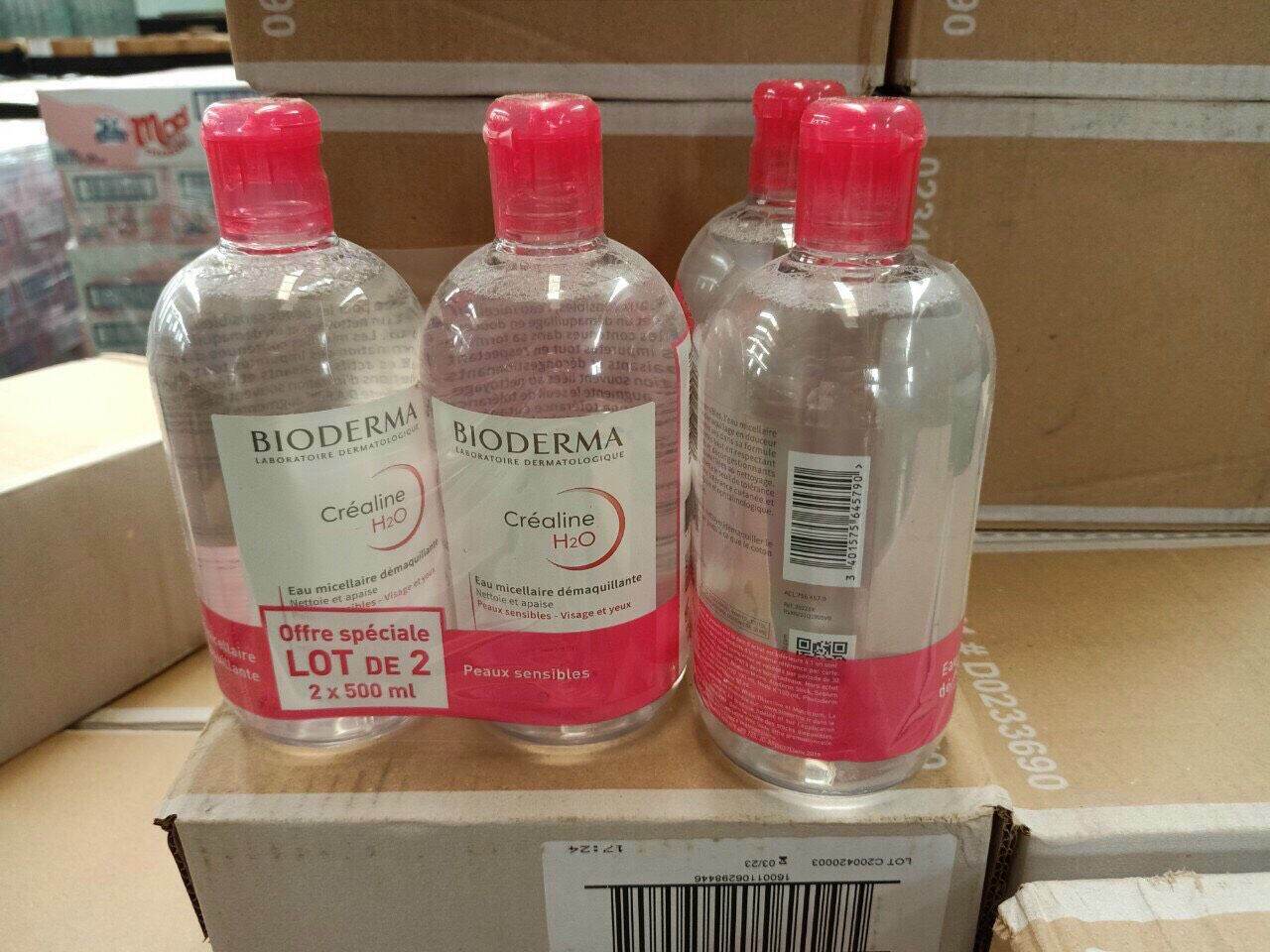 [CHÍNH HÃNG XÁCH TAY] Nước Tẩy Trang Làm Sạch Da Bioderma 500ml